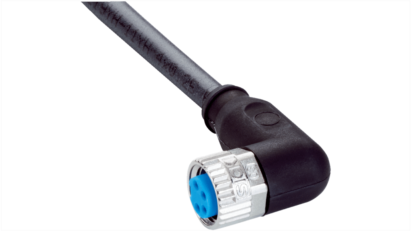 Sick Female 4 way M8 to Unterminated Sensor Actuator Cable, 2m