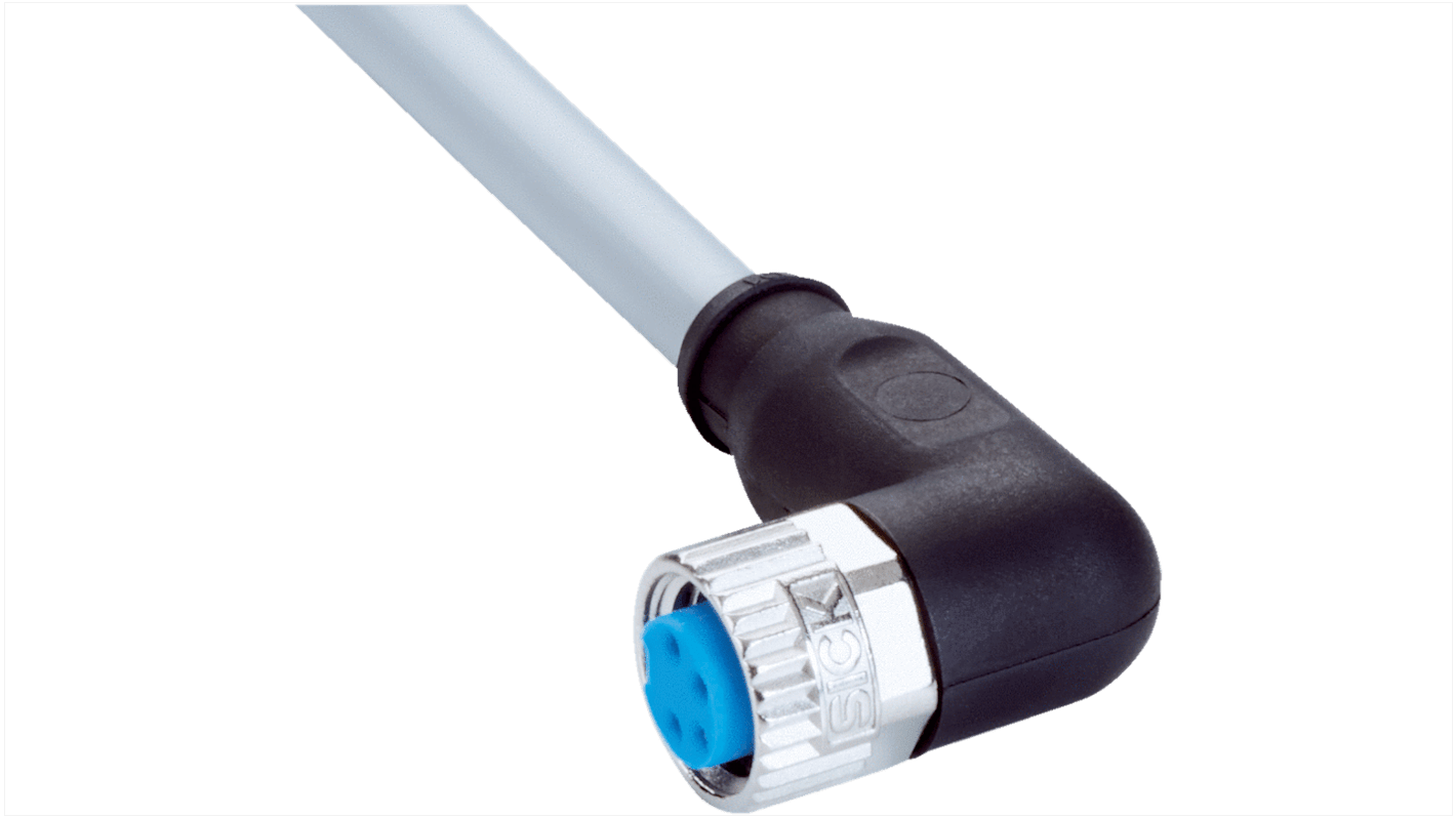 Sick Female 4 way M8 to Unterminated Sensor Actuator Cable, 2m