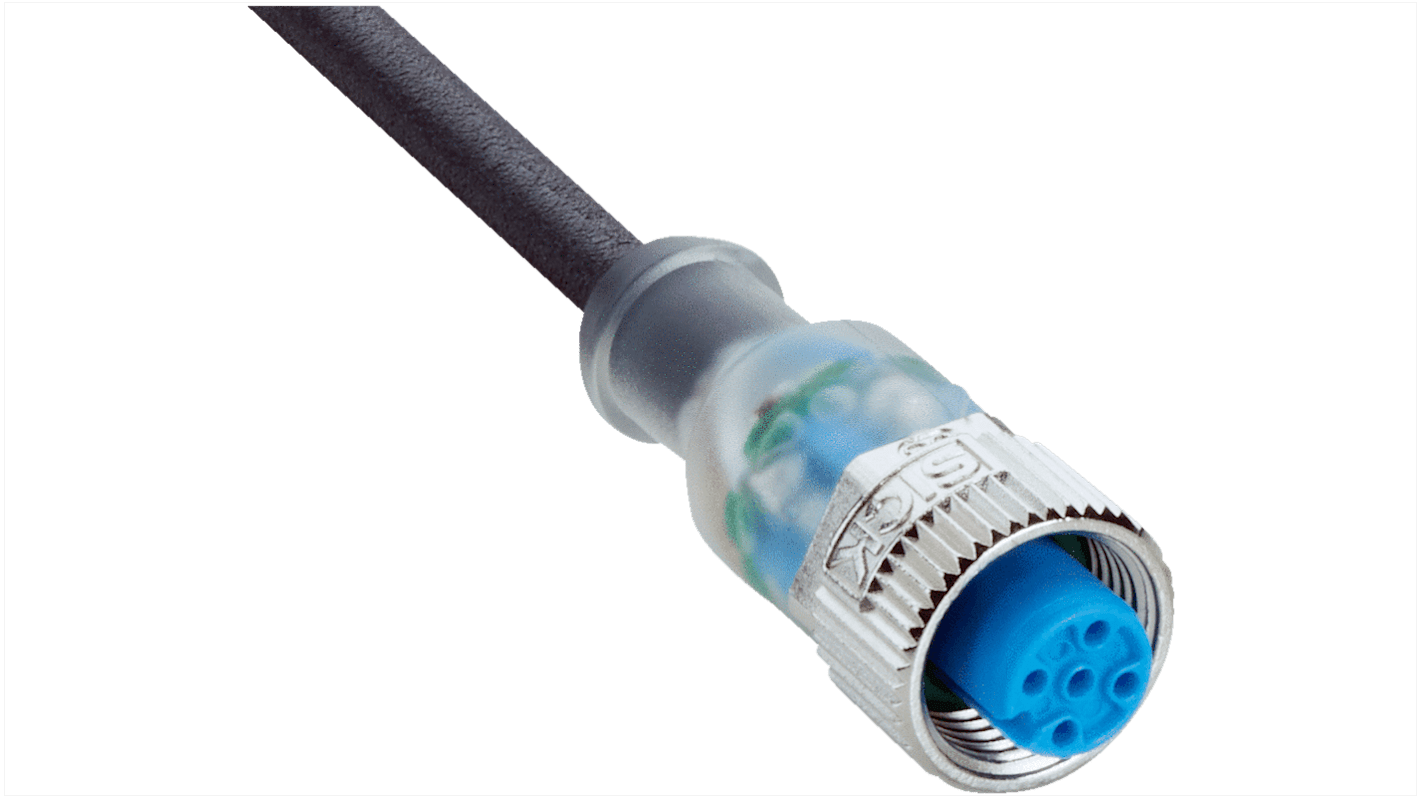 Sick Female 5 way M12 to Unterminated Sensor Actuator Cable, 5m