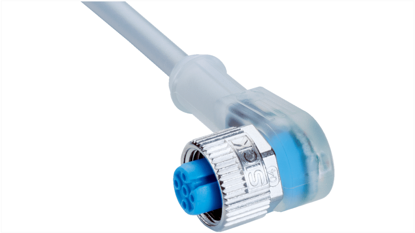 Sick Female 4 way M12 to Unterminated Sensor Actuator Cable, 2m