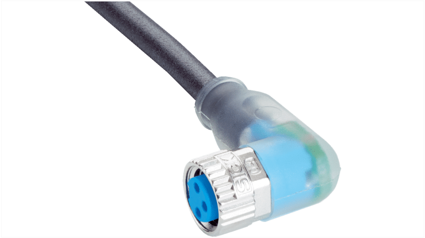 Sick Female 3 way M8 to Unterminated Sensor Actuator Cable, 5m