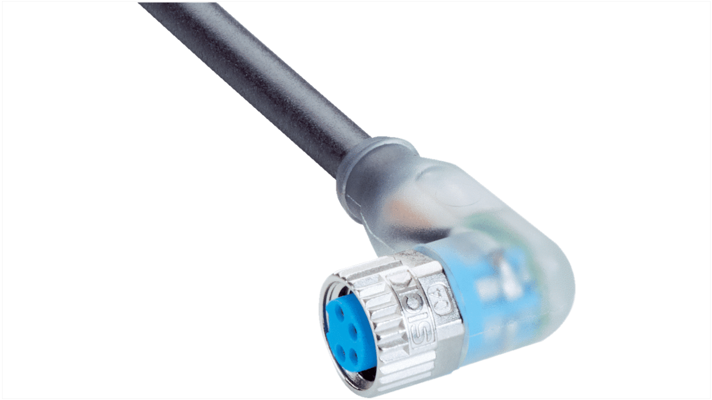 Sick Female 4 way M8 to Unterminated Sensor Actuator Cable, 2m