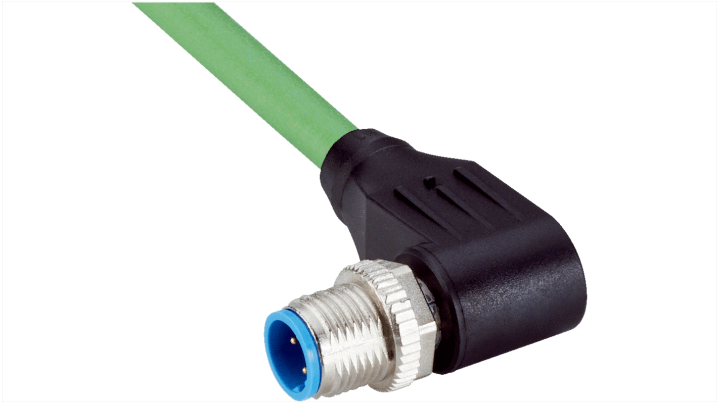 Sick Male 4 way M12 to Unterminated Sensor Actuator Cable, 5m