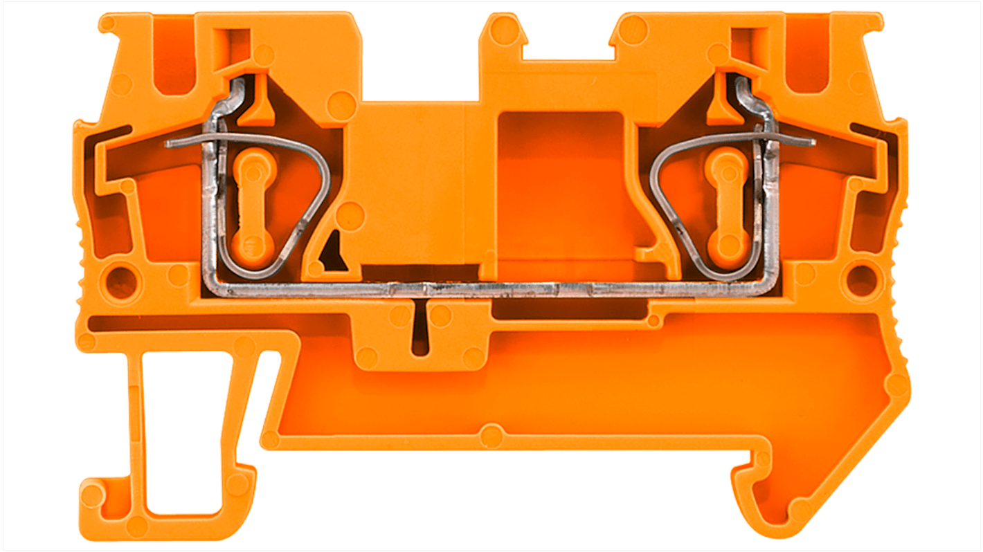 Siemens 8WH2000-0AG04 8WH2000 Series Orange, 2.5mm², Spring Termination