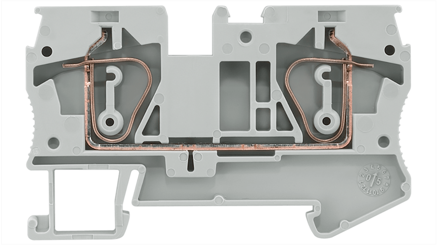 Siemens 8WH2000-0AH00 8WH2000 Series Grey, 2.5mm², Spring Termination