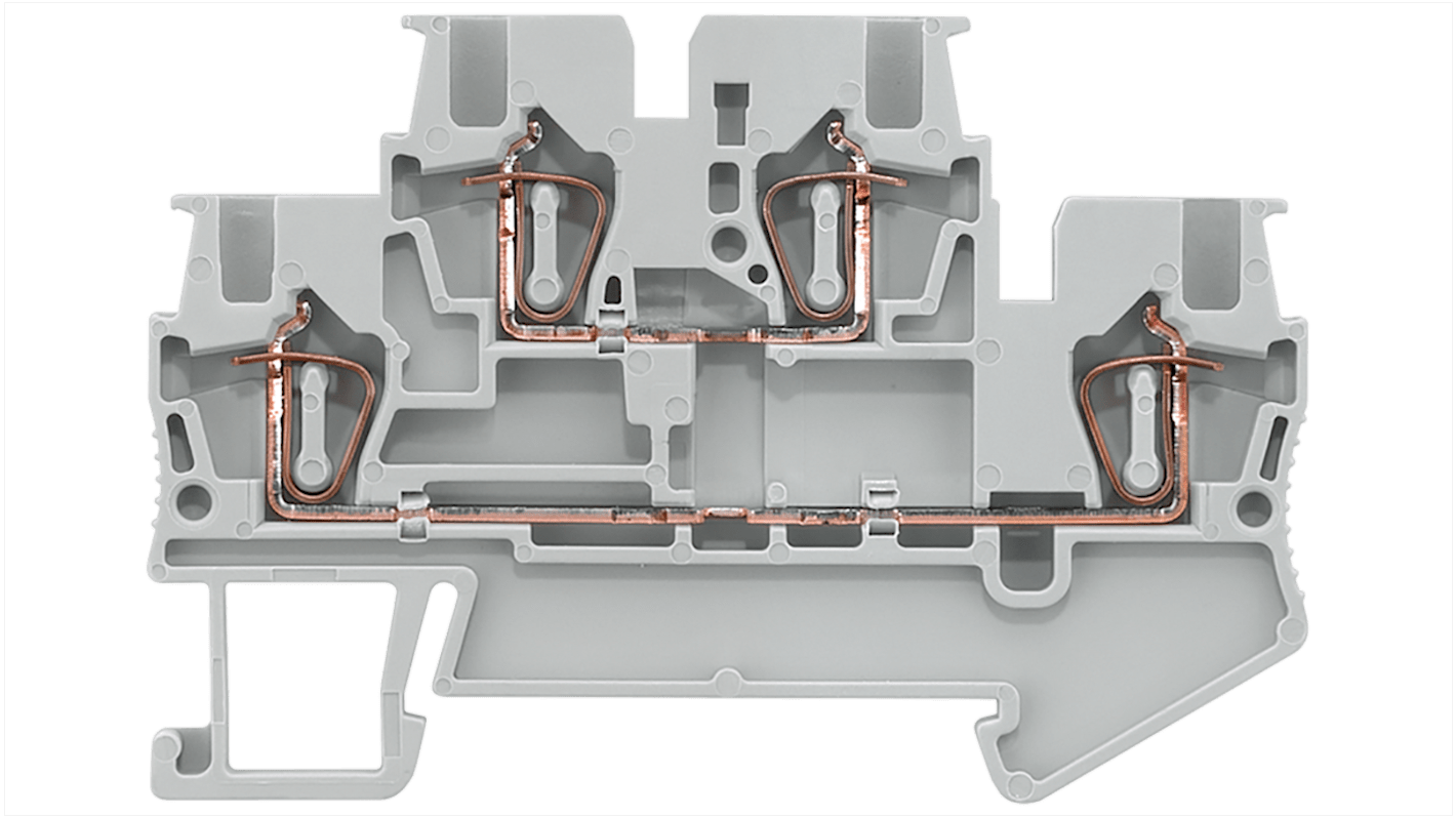 Siemens 8WH2025-0AE00 8WH2025 Series Grey, 1.5mm², Spring Termination