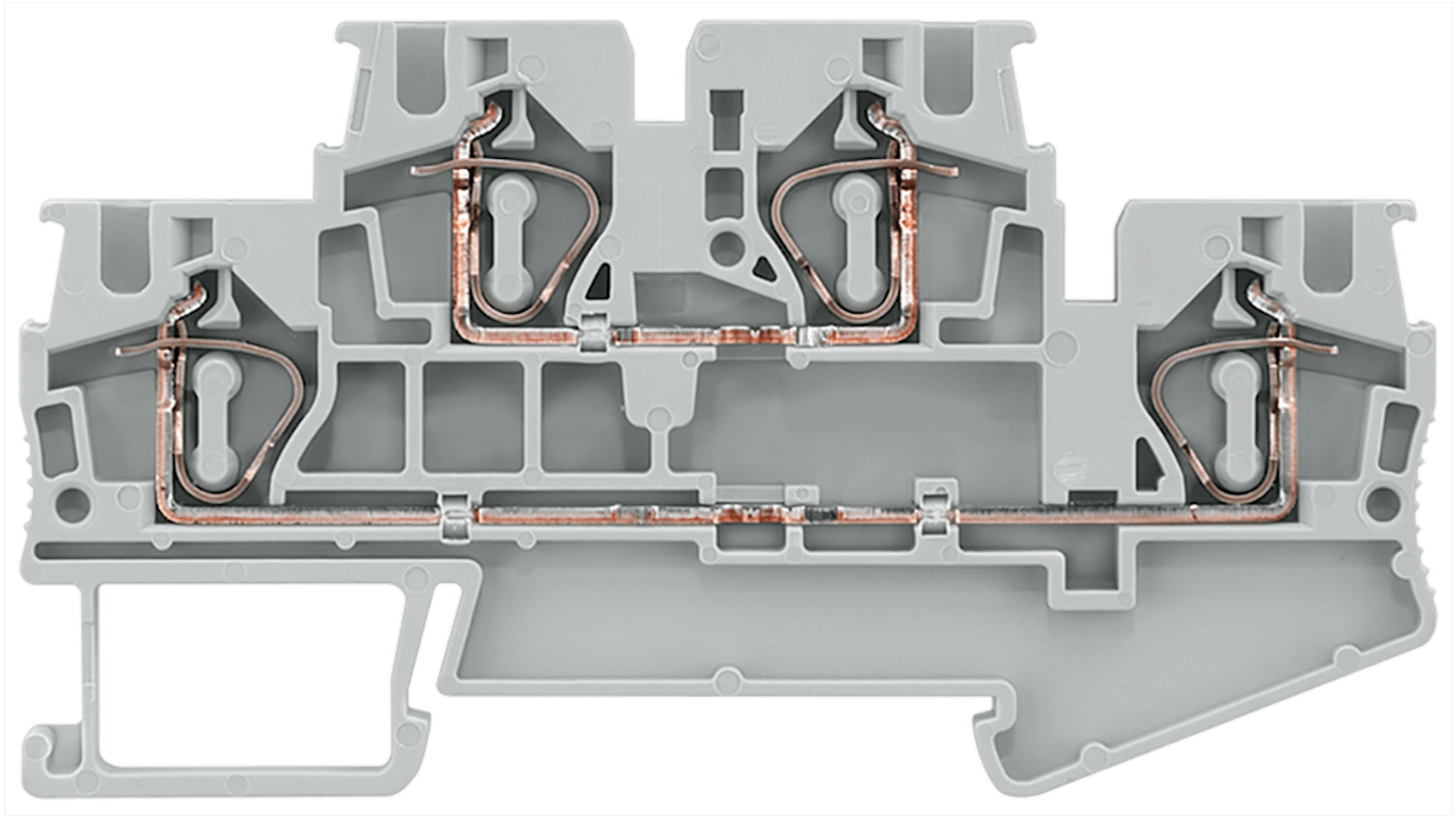 シーメンス 8WH2025 DIN レール端子台, 17.5A 500 V, スプリング