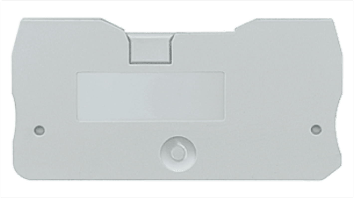 Siemens 8WH9000 Series End Cover for Use with DIN Rail Terminal Blocks