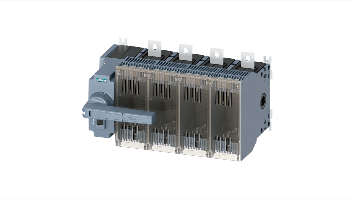 Interruptor seccionador con fusible Siemens, 400A, 4 37 100A 3KF4