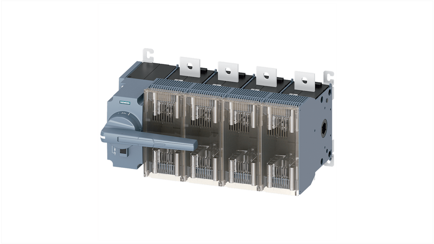 Sezionatore portafusibili Siemens 3KF5463-2LF11, corrente max 630A, 4, fusibile , fusibile NH2, NH3 3KF5