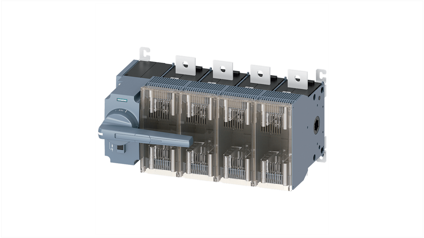 Siemens Fuse Switch Disconnector, 4 Pole, 800A Max Current, 77 400A Fuse Current