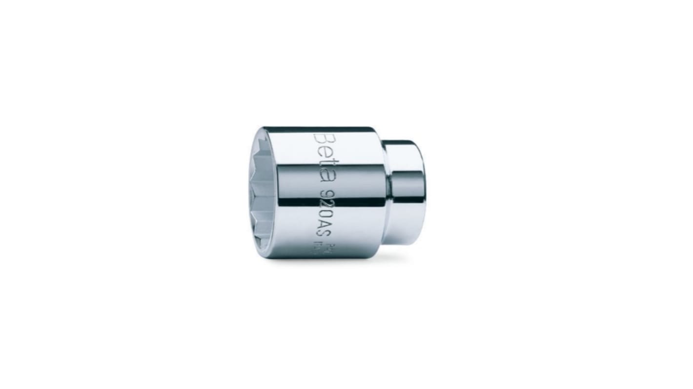 BETA 1/2 in Drive 3/8in Bi-Hexagon, 12 point, 38 mm Overall Length