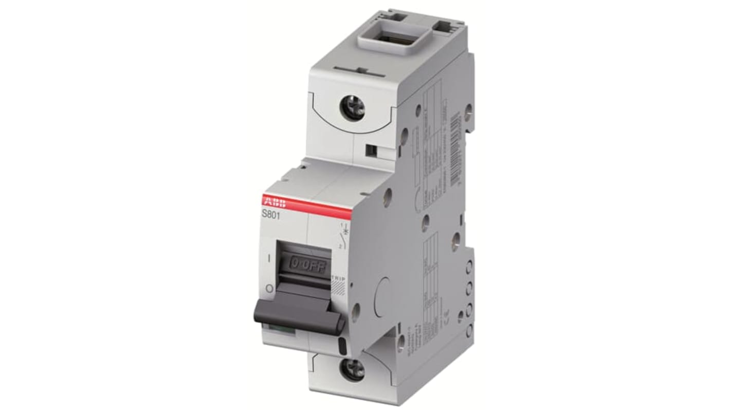 ABB High Performance S800N MCB, 1P, 63A Curve C
