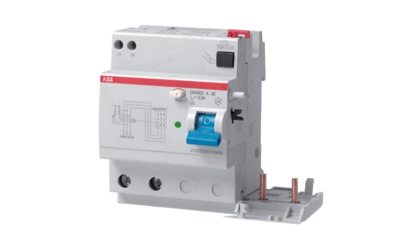 ABB DDA200 RCD/FI, 2-polig, 63A, 30mA