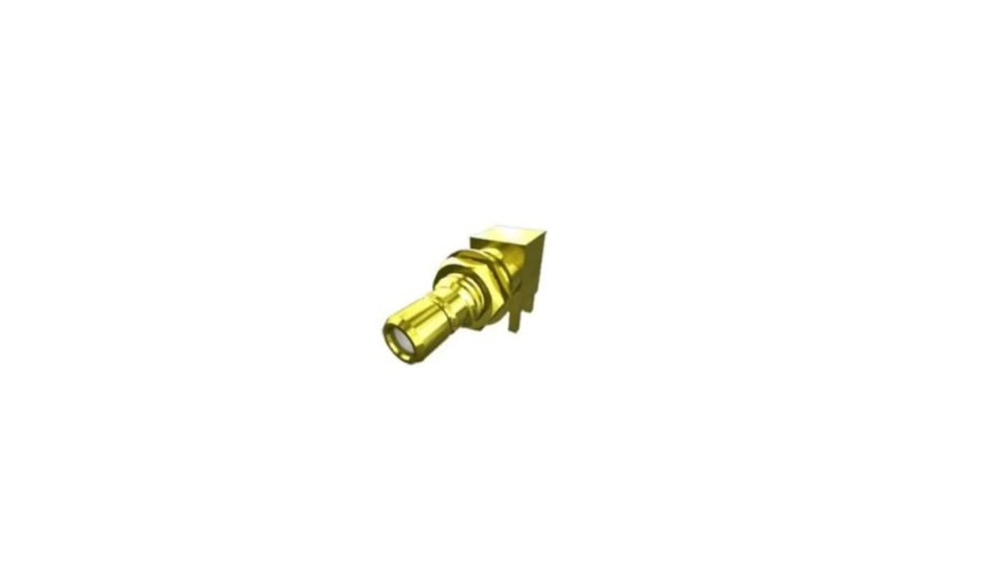 Samtec SMB5 Series, Plug Cable Mount SMB Connector, 50Ω, Cable Termination, Straight Body