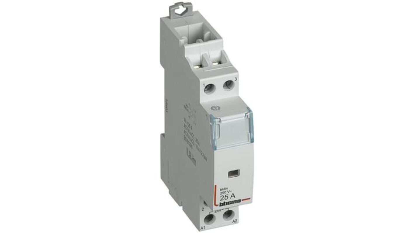 Contattore Bticino, 2 poli, 2 NA, 25 A, 1,5 W