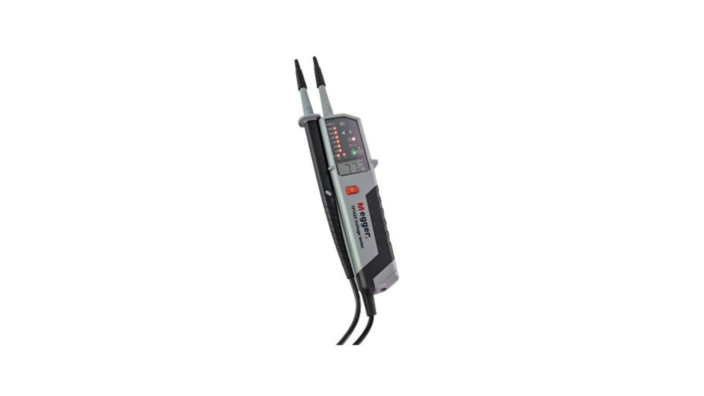 Megger TPT420, LCD, LED Voltage tester, 1000V ac, Continuity Check, Battery Powered, CAT IV