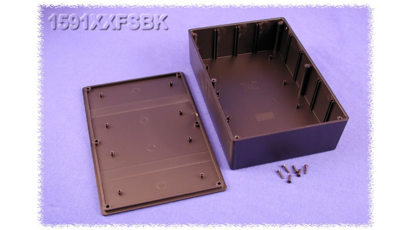 Hammond 1591 Series ABS Enclosure, IP54, Flanged, 221 x 150 x 58mm