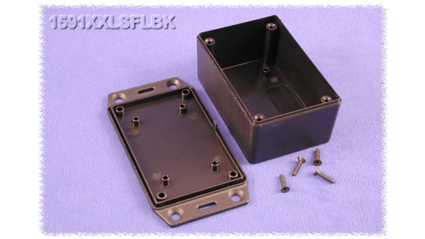 Hammond 1591 Series ABS Enclosure, IP54, Flanged, 86 x 56 x 36mm