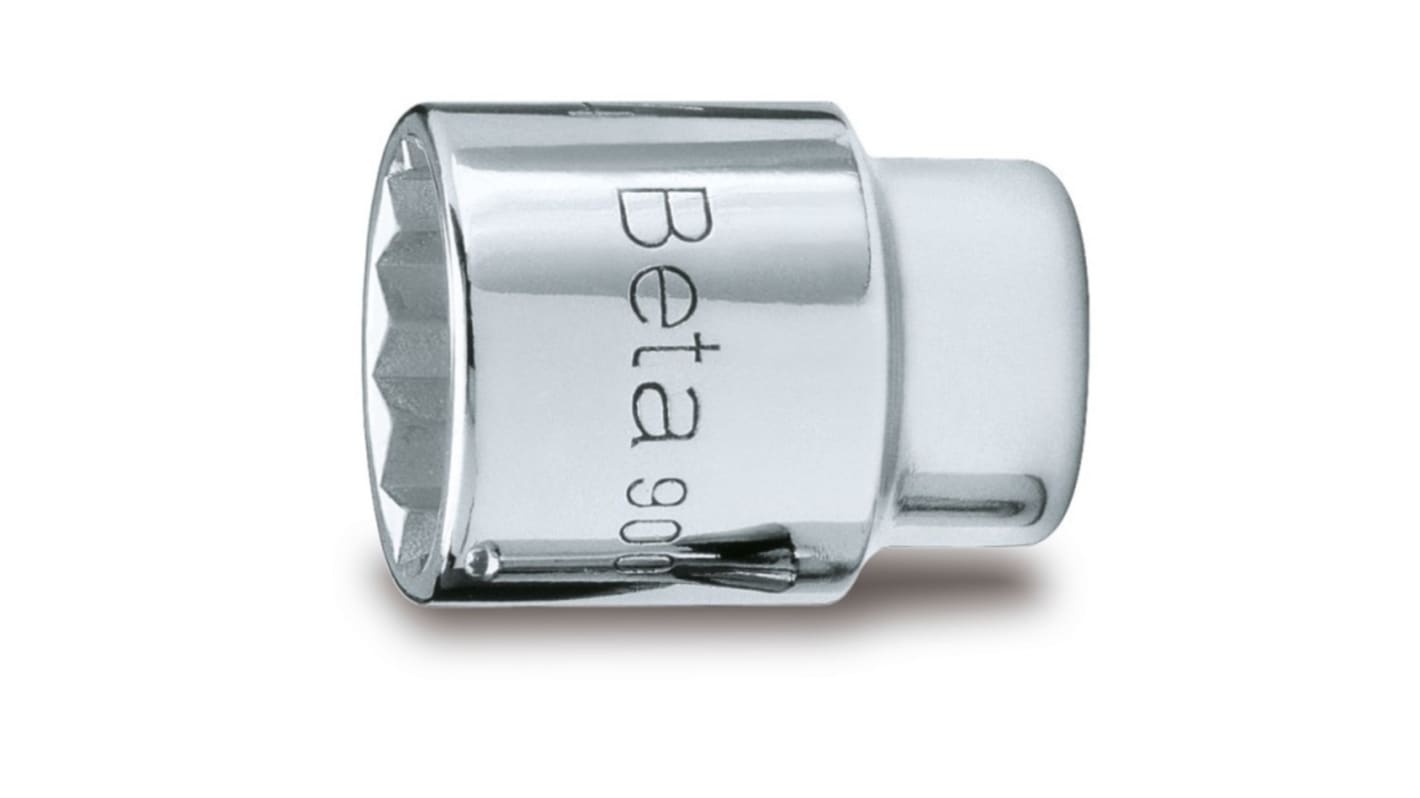 BETA 1/4 in Drive 9/32in Bi-Hexagon, 12 point, 22 mm Overall Length