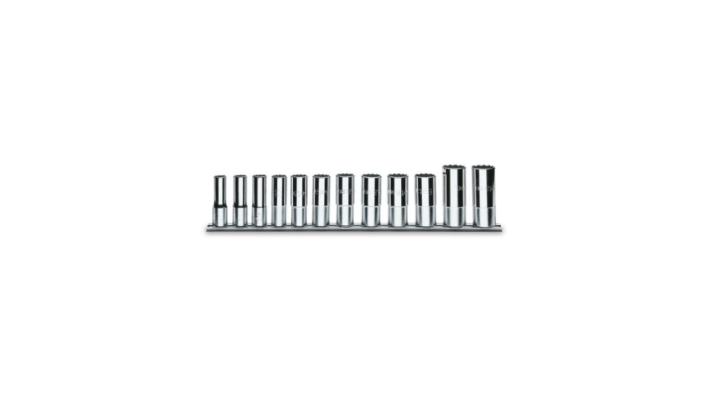 BETA 13-Piece Imperial 3/8 in Deep Socket Set , 12 point
