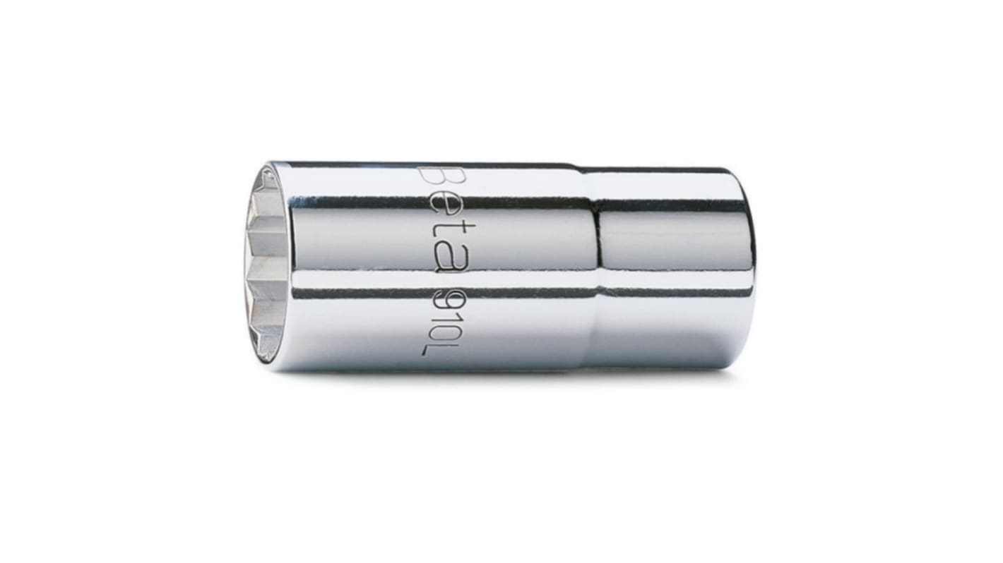BETA 3/8 in Drive 13mm Bi-Hexagon; Deep, 12 point, 55 mm Overall Length