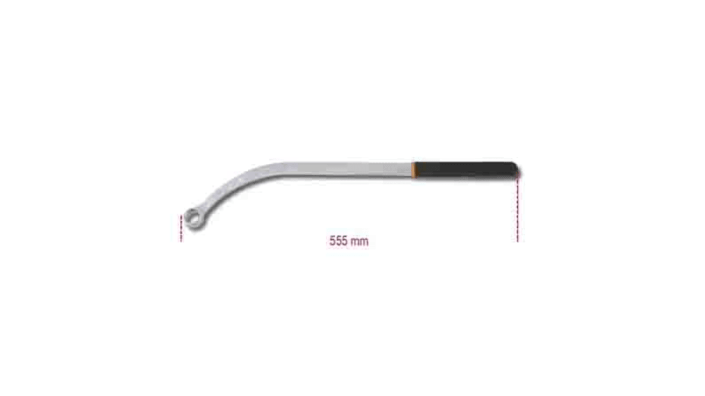BETA Pipe Wrench, 555 mm Overall, 13mm Jaw Capacity, Thermoplastic Grip Handle
