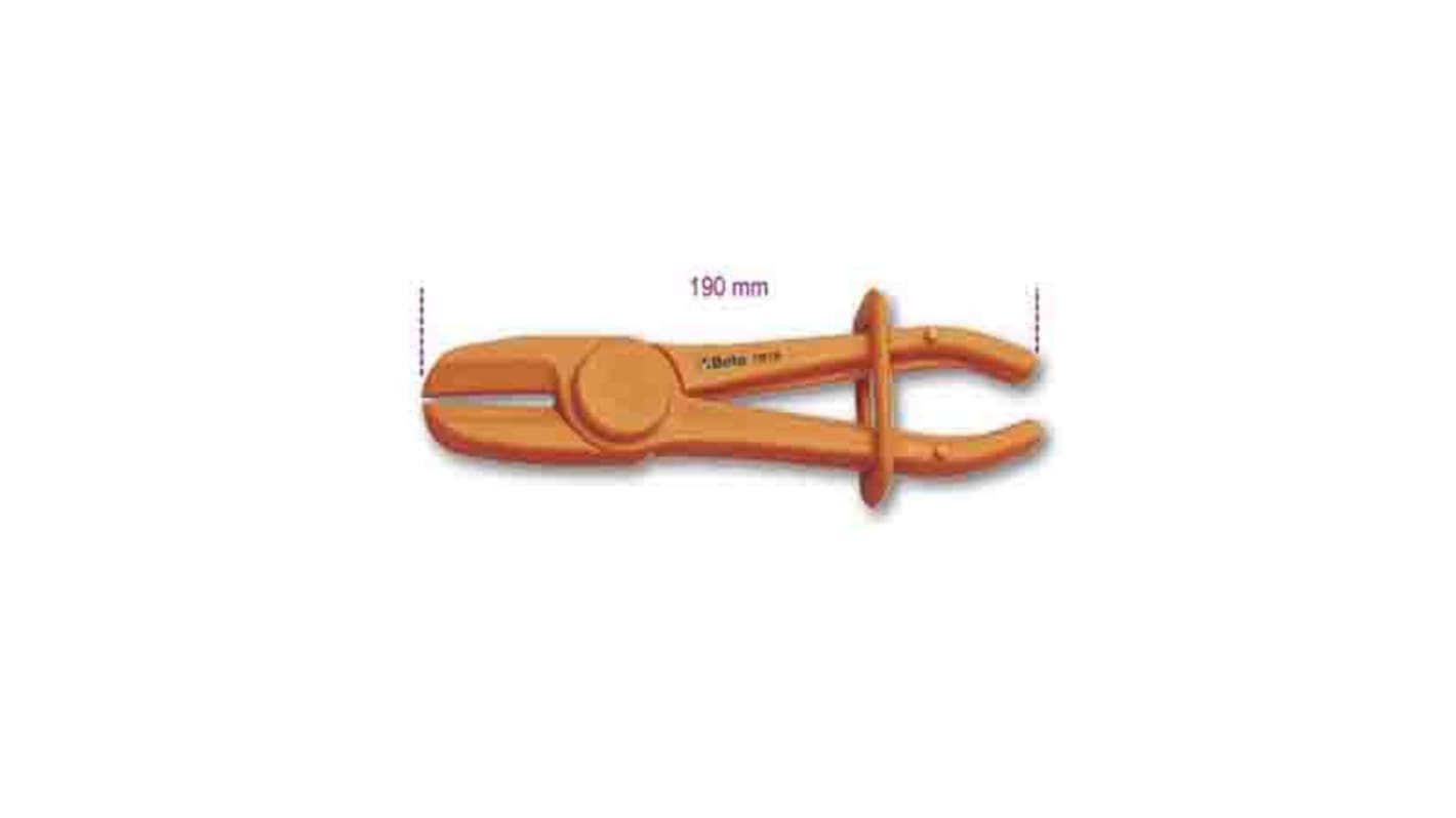 BETA Hose Clamp Pliers, 190 mm Overall, Straight Tip