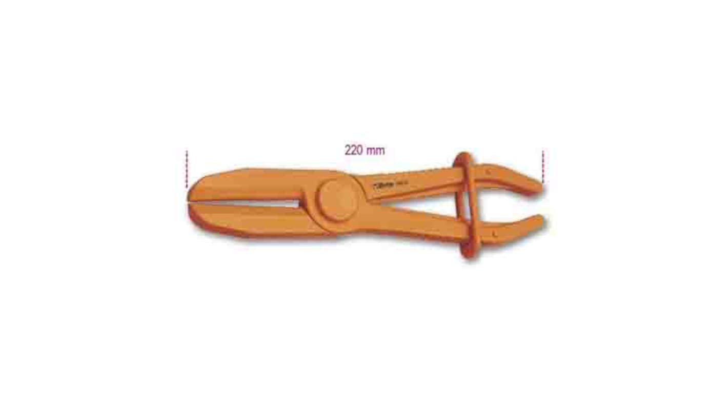 BETA Hose Clamp Pliers, 220 mm Overall, Straight Tip