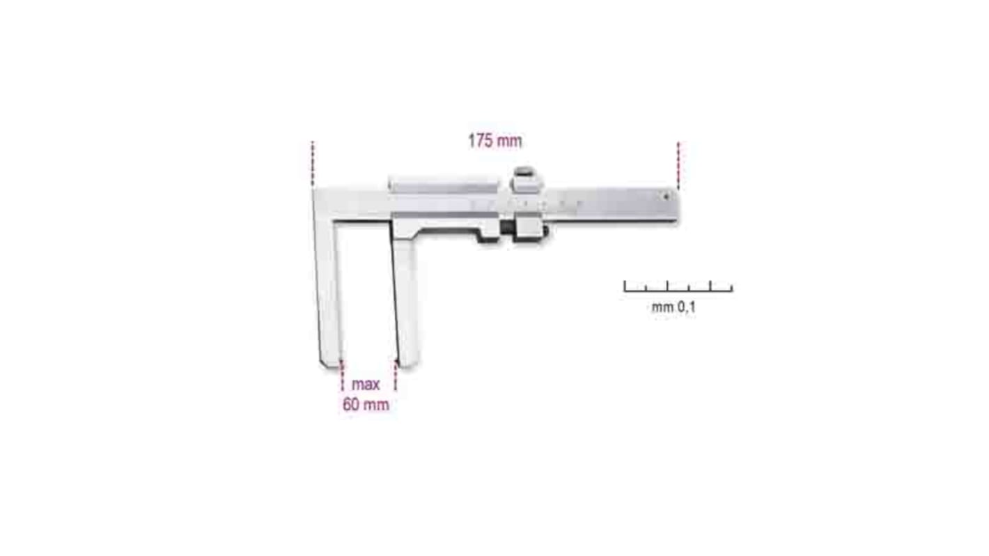 BETA 60mm Vernier Caliper, Metric