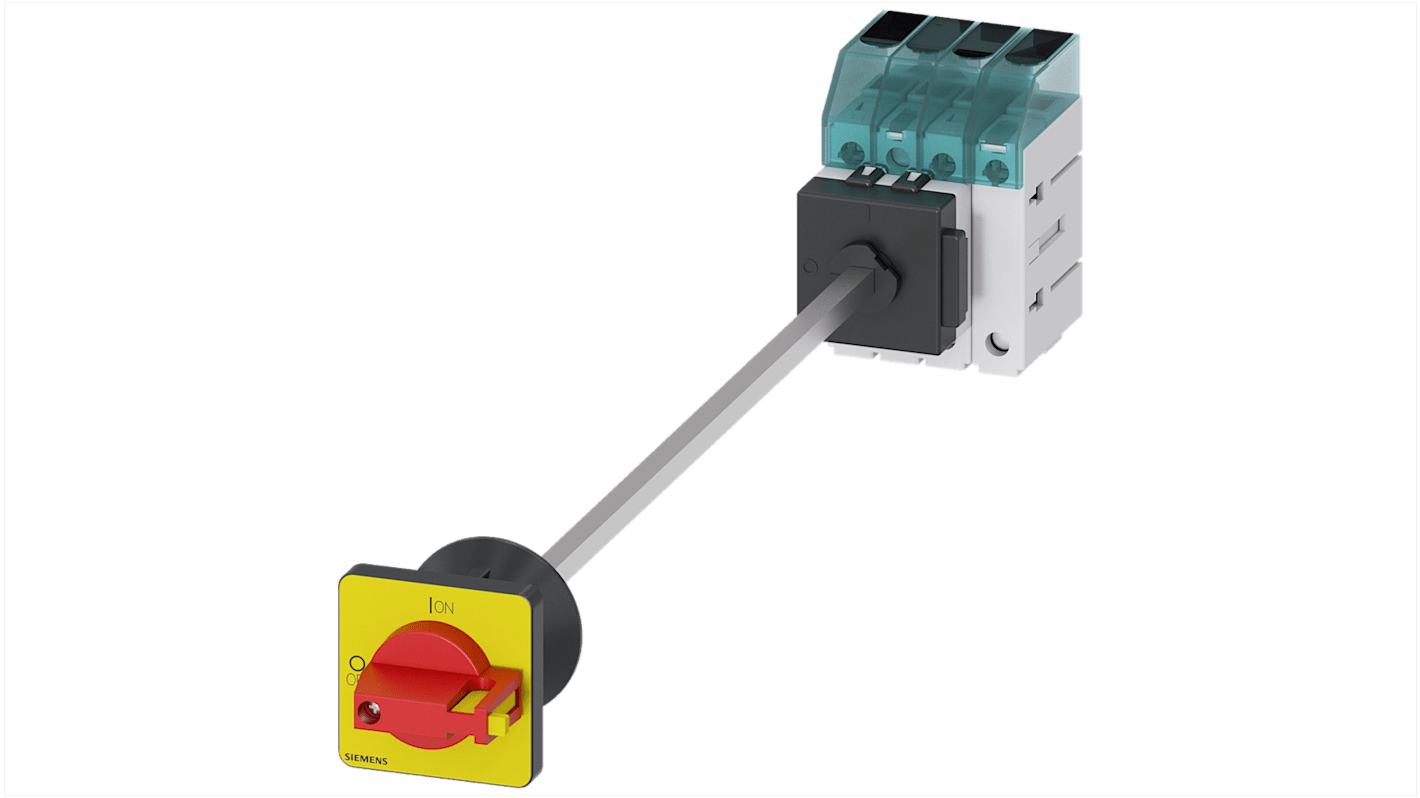 Siemens 3LD3 Trennschalter 4-polig, 16A, 16A, 1 x Schließer, SENTRON Geschlossen, RK5 Sicherungsgröße