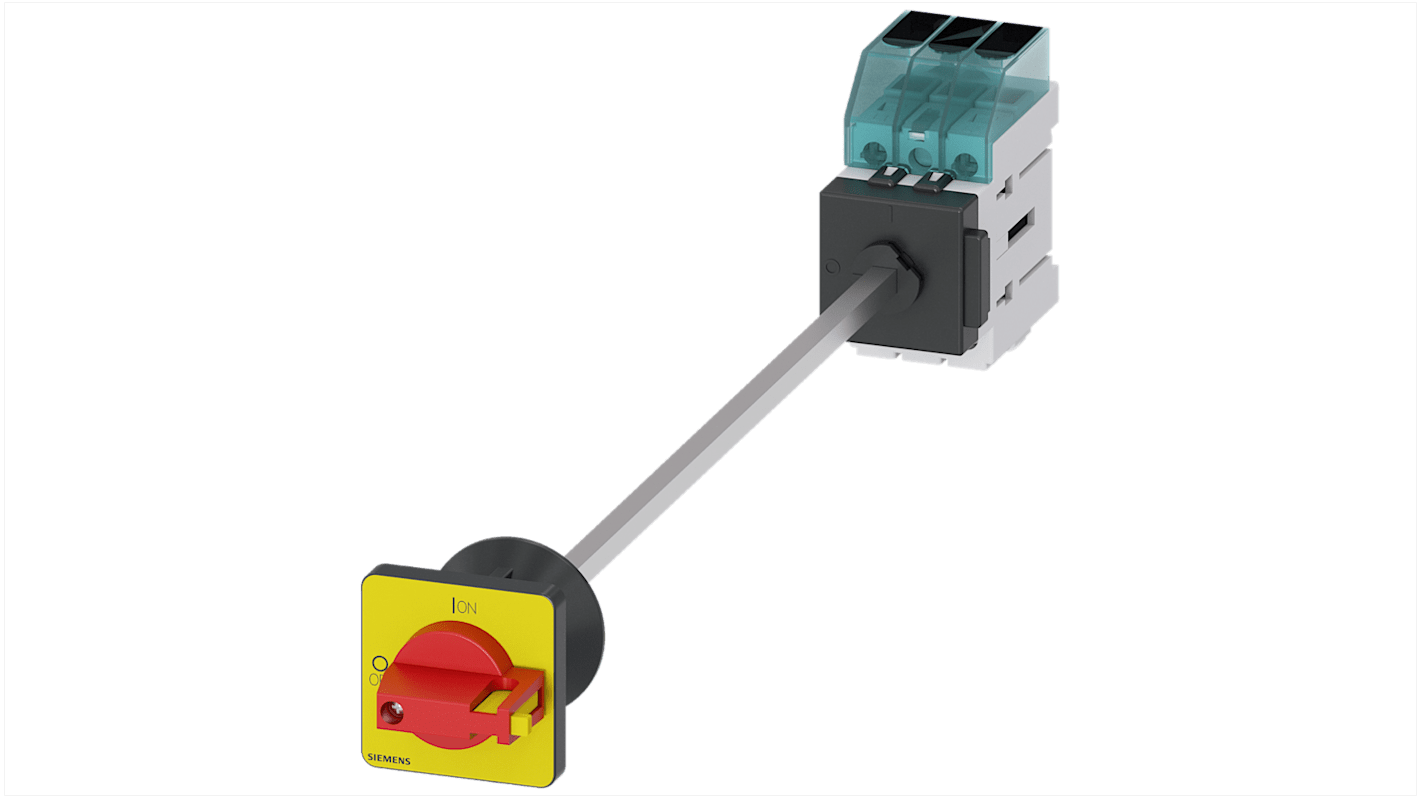 Siemens 3LD3 Trennschalter 3-polig, 25A, 25A, 1 x Schließer, SENTRON Geschlossen, RK5 Sicherungsgröße