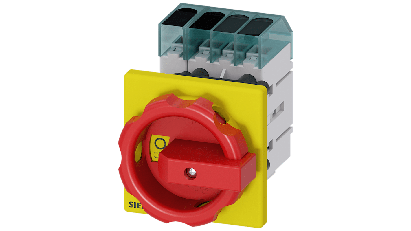 Interruptor seccionador Siemens Bastidor cerrado, 40A, 4, Fusible RK5 40A SENTRON 3LD3