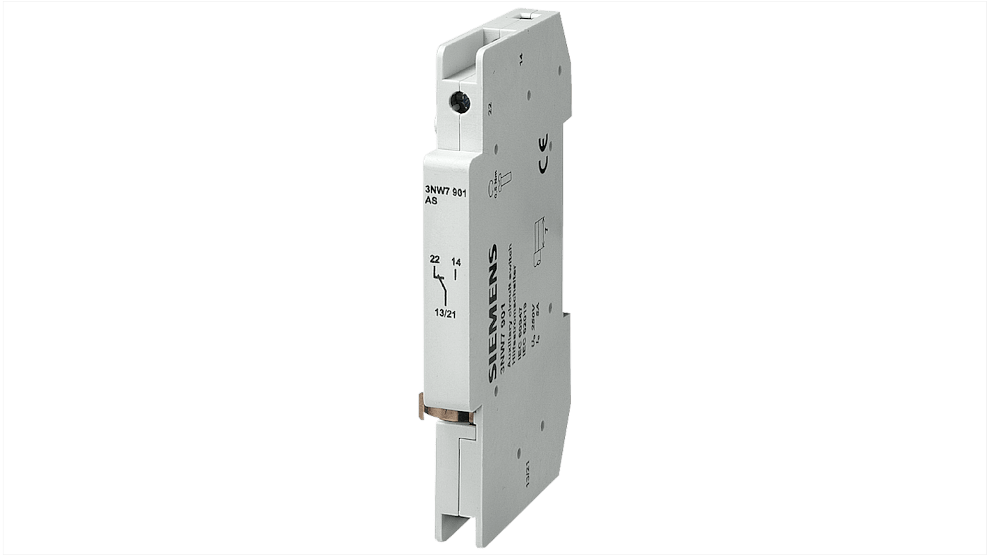 Siemens Auxiliary Contact, 1 Contact, 1 CO, SENTRON 3NW