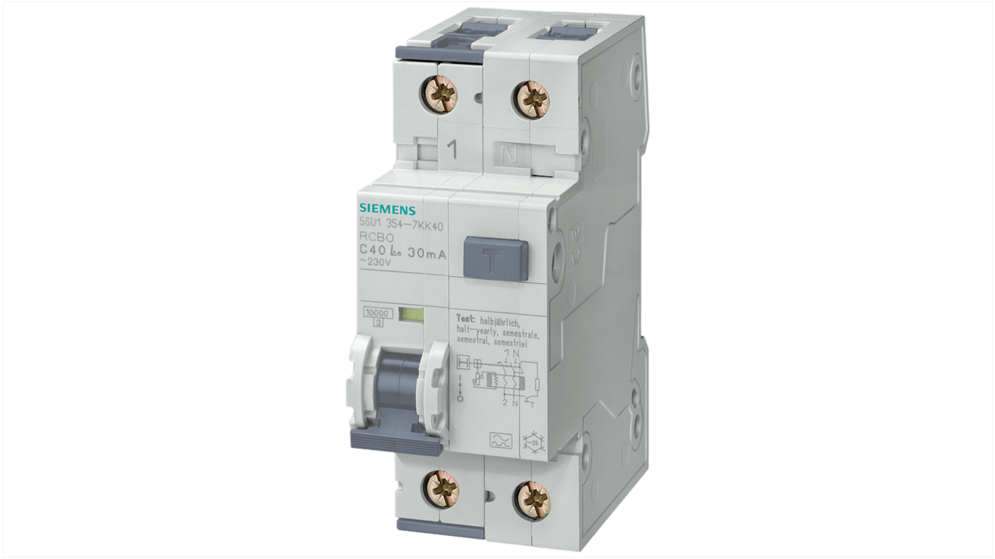 5SU1354-6LB13, 2P, 13A, sensibilità 30mA