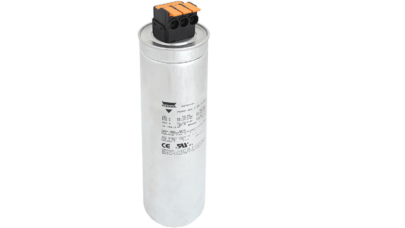 Vishay Power Factor Correction Capacitor (PFC) 3 x 66.3μF 10kvar 3