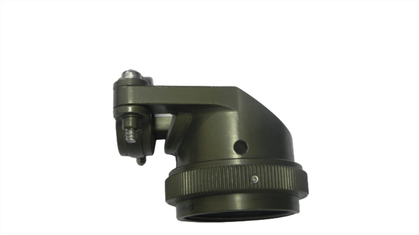 Amphenol Limited, M85049Size 9 Right Angle Circular Connector Backshell With Strain Relief, For Use With MIL-DTL-38999