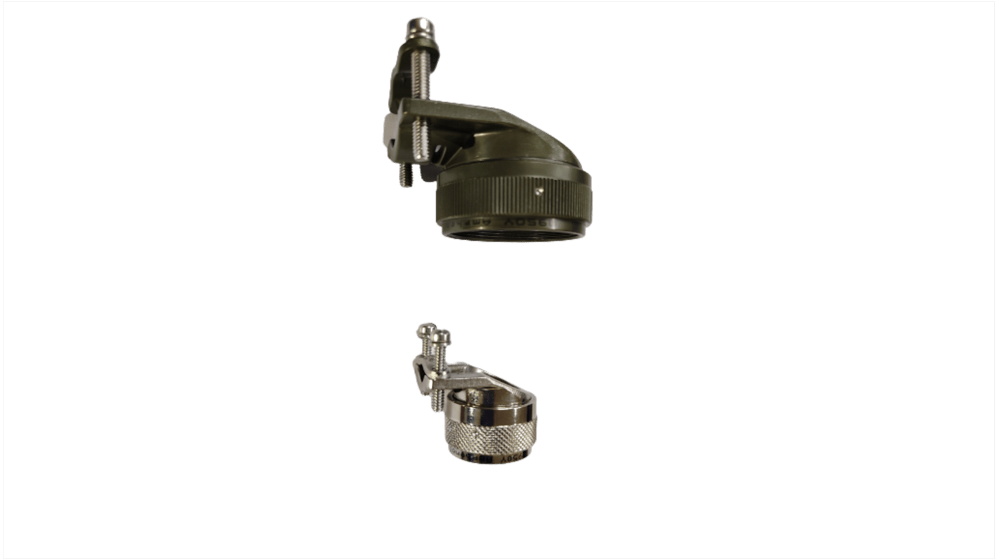 Capot pour connecteur cylindrique Angle droit Amphenol Limited série M85049, taille 13 pour Connecteur MIL-DTL-38999