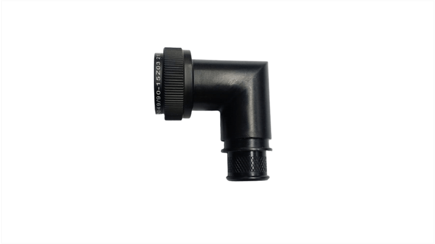 Carcasa de conector circular Amphenol Limited M85049/39-25A, Serie M85049, Funda: 25, Ángulo de 90° , protección contra