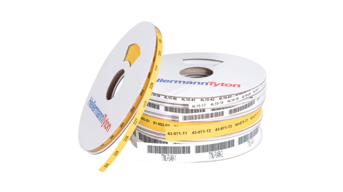 HellermannTyton Halogen Free Heat Shrink & Cold Shrink Sleeve, White 3.2mm Sleeve Dia. x 126m Length 2:1 Ratio, TLFX