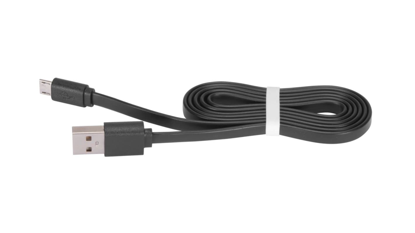 TSG Micro USB 线材 - 1m 黑色, Micro:bit附加组件