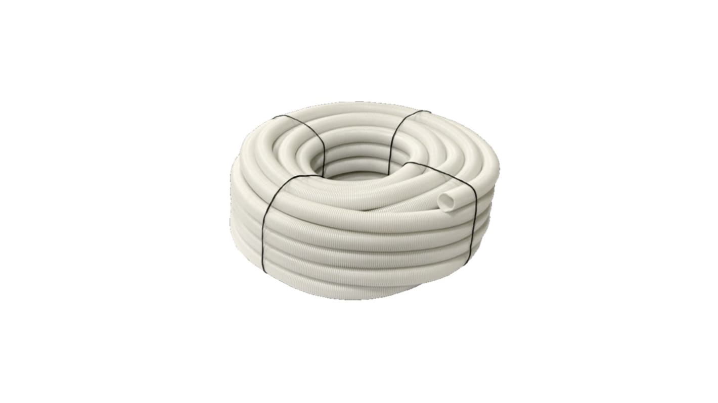 Conducto Rittal SZ de Polietileno Blanco, long. 25m, Ø 29mm