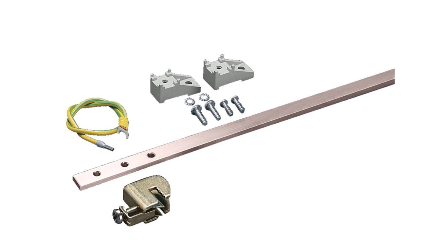 Rittal DK Series Copper Earth Rail for Use with TS, VX, VX IT