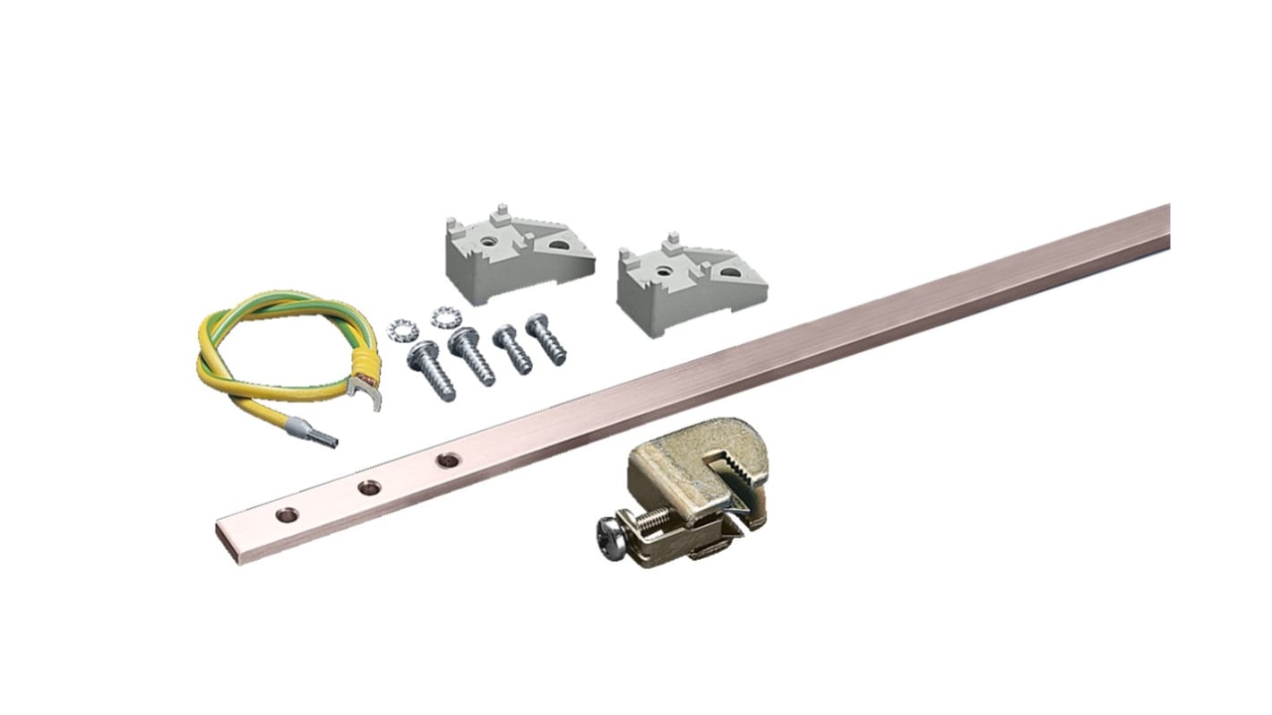 Rittal DK Series Copper Earth Rail for Use with TS, VX, VX IT