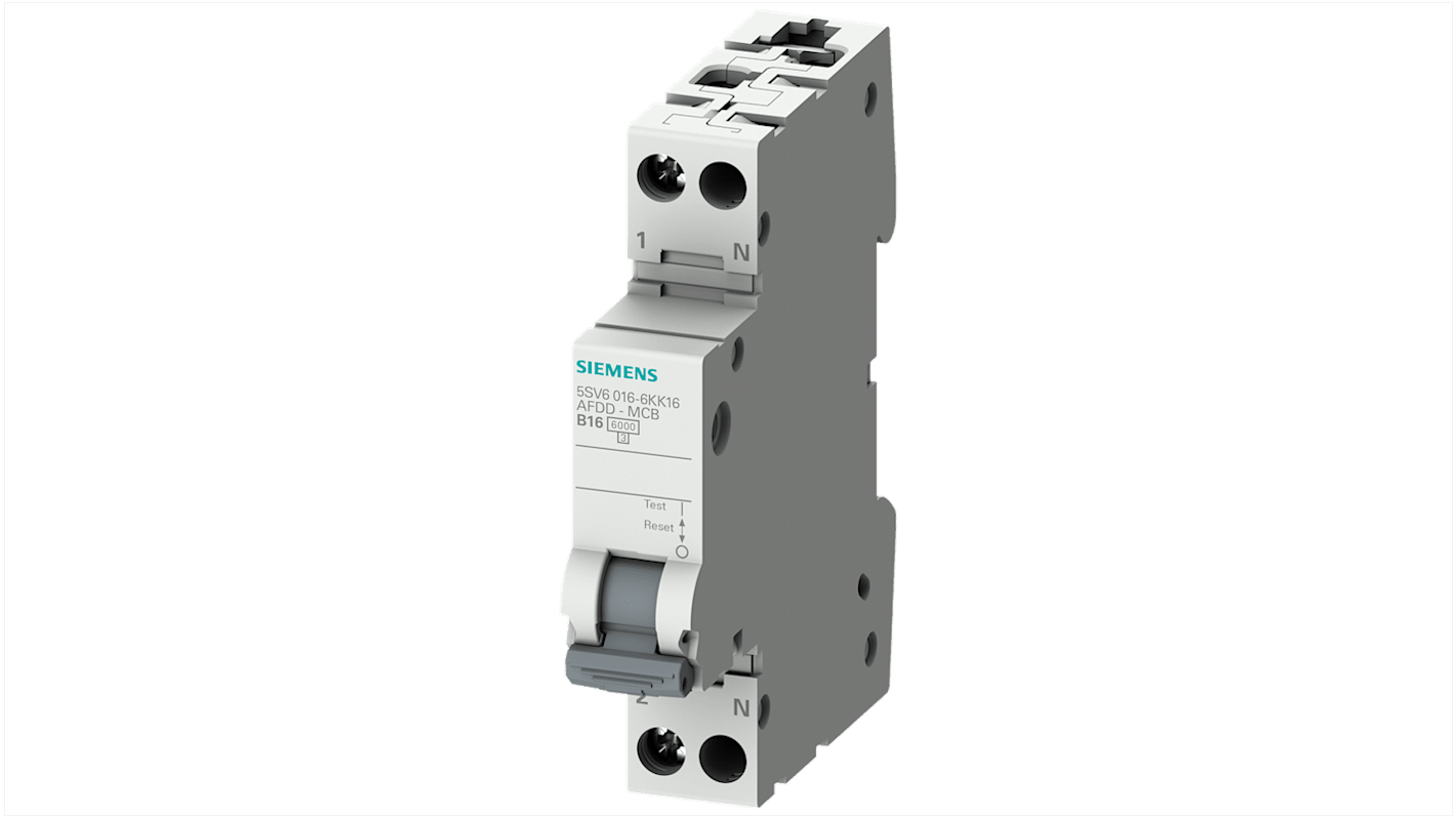 Siemens SENTRON 5SV6 MCB, 2P, 16A