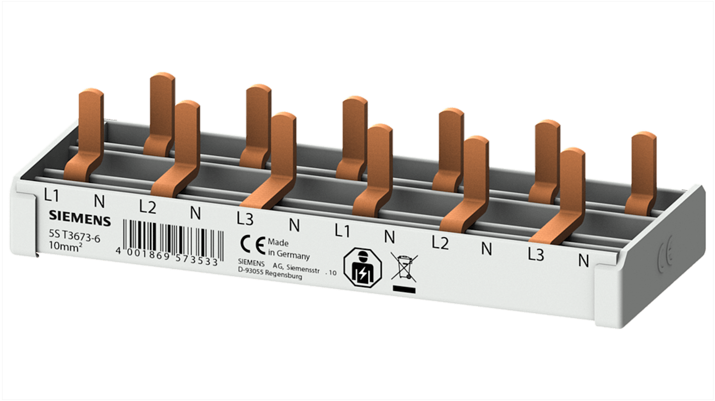 Siemens SENTRON 3 Phase Busbar, 230V, 18mm Pitch