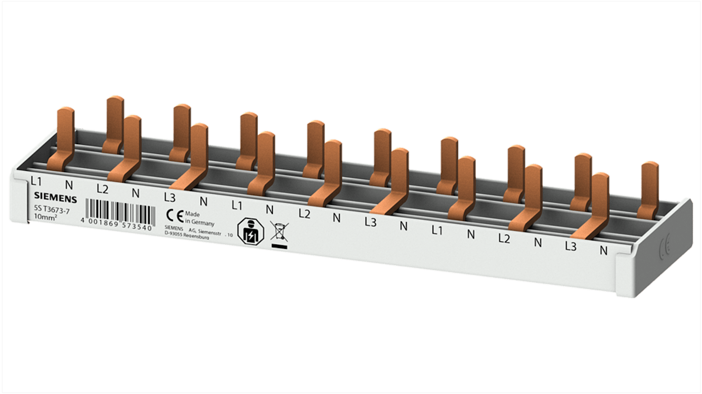 Siemens SENTRON 3 Phase Busbar, 230V, 18mm Pitch