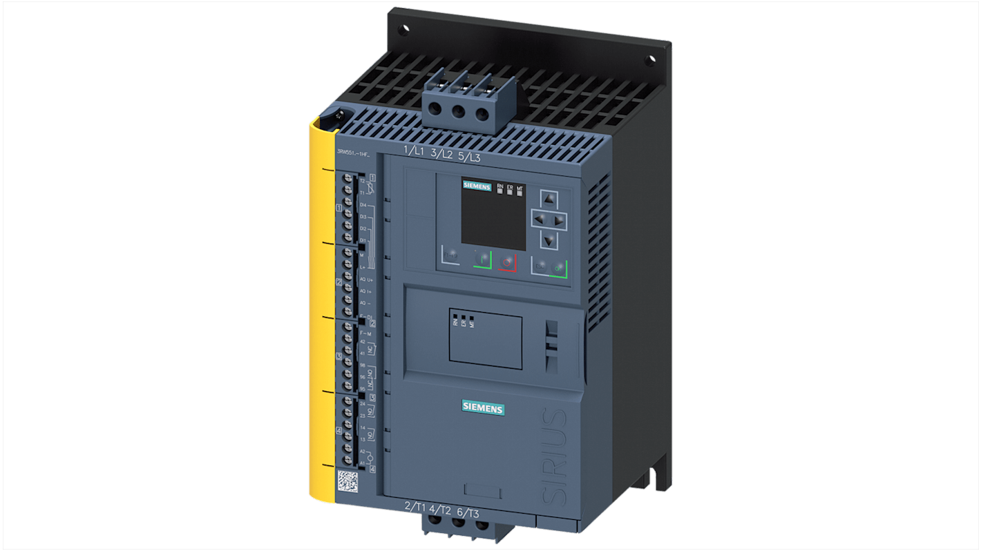 Startér pro plynulý rozběh, řada: 3RW55 3 kW 13 A 480 V AC 3fázový IP20, rozsah: SIRIUS 3RW