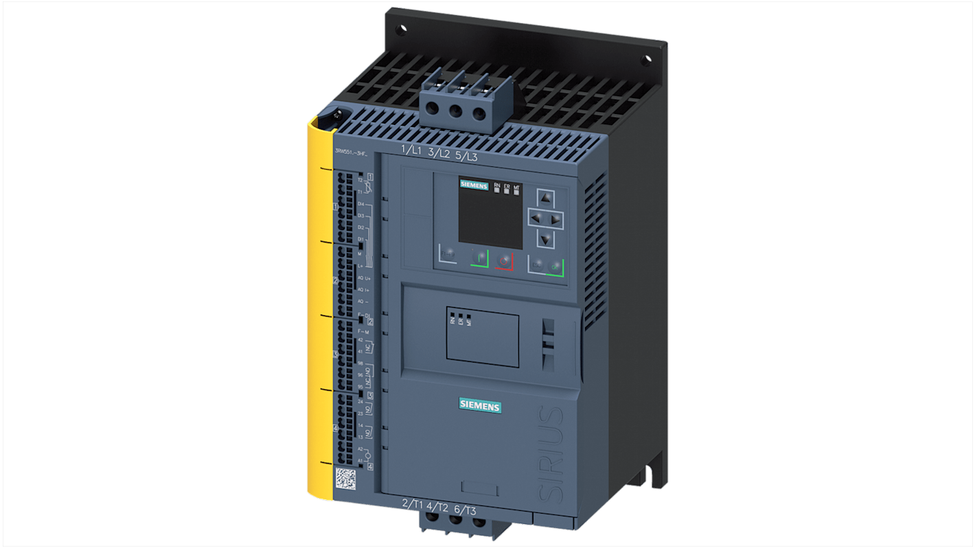 Siemens Soft Starter, Soft Start, 11 kW, 480 V ac, 3 Phase, IP20
