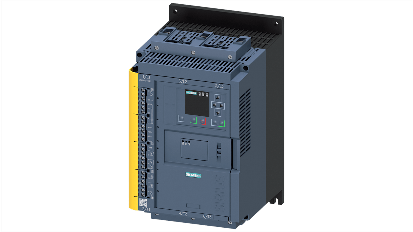 Siemens SIRIUS 3RW Soft Starter, , 11 kW, 480 V ac, 3 Phase, IP00, IP20